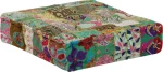 Πουφ Μαξιλάρα Patchwork Πράσινο