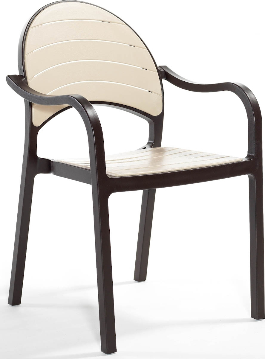 Καρέκλα Πολυπροπυλενίου Senza Cappuccino Brown