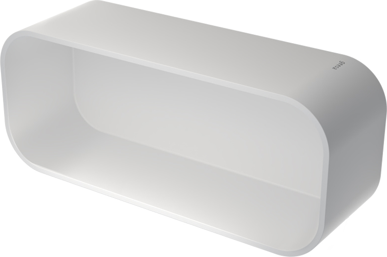 Geesa 8901-300 Σπογγοθήκη Επιτοίχια Πλαστική White Matt