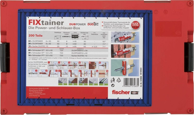 Fischer FIXtainer Duopower 539868