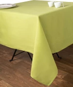 Silk Fashion Τραπεζομάντηλο Ροτόντα 180cm 031 Σκέτο Λαχανί