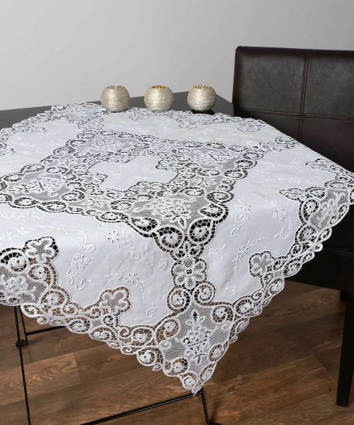 Silk Fashion Καρέ Σετ 7τμχ 5102 Λευκό