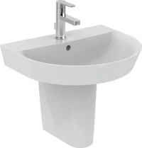 Ideal Standard Connect Air Arc Επιτοίχιος Κρεμαστός Νιπτήρας Πορσελάνης 55x46cm Λευκός