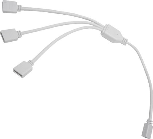 GloboStar Connector 3 σε 1 για Ταινία LED 7.2 & 14.4W RGB 77551