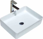 Huida Creta Επικαθήμενος Νιπτήρας Πορσελάνης 50.3x36cm Λευκός