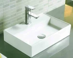 Huida Creta Επικαθήμενος Νιπτήρας Πορσελάνης 50.3x36cm Λευκός
