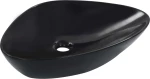 vidaXL 143902 Επικαθήμενος Νιπτήρας Κεραμικός 58.5x39cm Μαύρος
