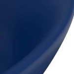 vidaXL 146935 Επικαθήμενος Νιπτήρας Κεραμικός 58.5x39cm Μπλε