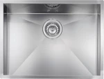 Sanitec Filo Quadra 11908 Ένθετος Νεροχύτης 52x40cm Inox Σατινέ