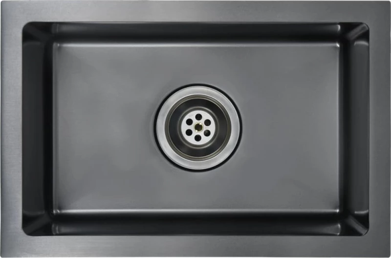 vidaXL 145082 Ένθετος Νεροχύτης 44x29cm Inox Brushed