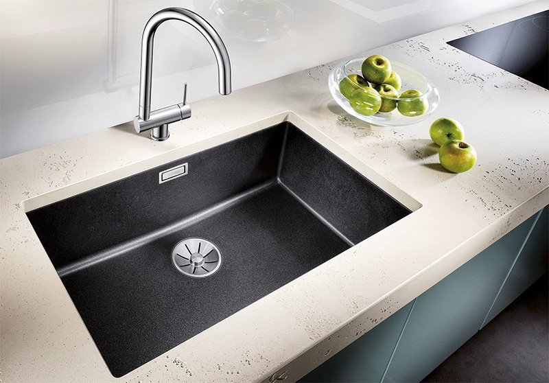 Blanco Subline 700-U Υποκαθήμενος Νεροχύτης 70x40cm Champagne