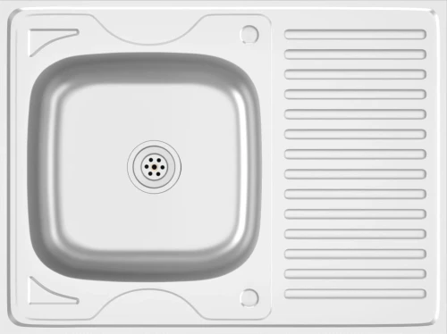 vidaXL 147233 Ένθετος Νεροχύτης 80x60cm Inox