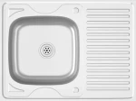 vidaXL 147233 Ένθετος Νεροχύτης 80x60cm Inox