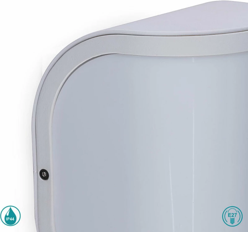Globo Lighting Segga Επιτοίχιο Εξωτερικό Φωτιστικό Λευκό 32128W