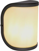 Globo Lighting Segga Επιτοίχιο Εξωτερικό Φωτιστικό Μαύρο 32128A