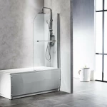 Tema Διαχωριστικό Μπανιέρας 90x140cm Clear