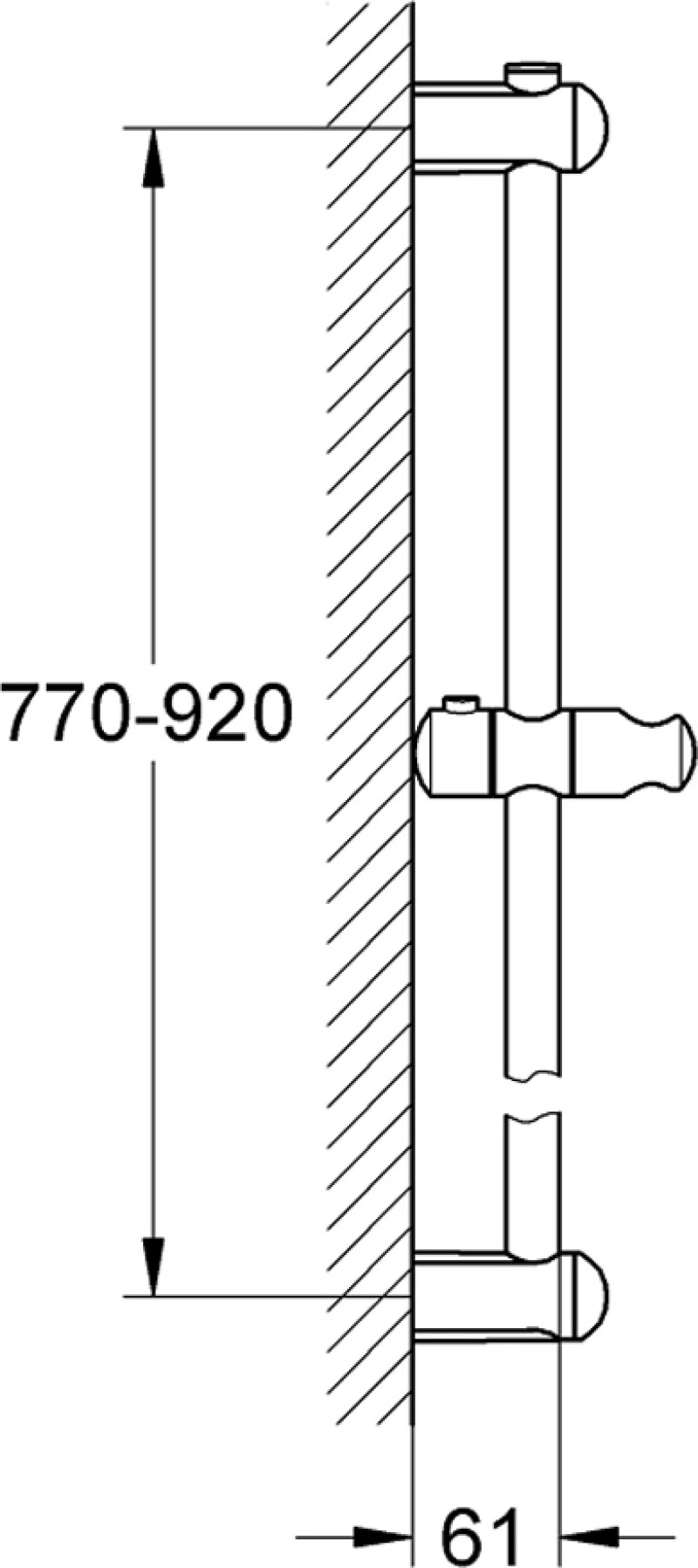 Grohe Euphoria Βέργα Ντουζ