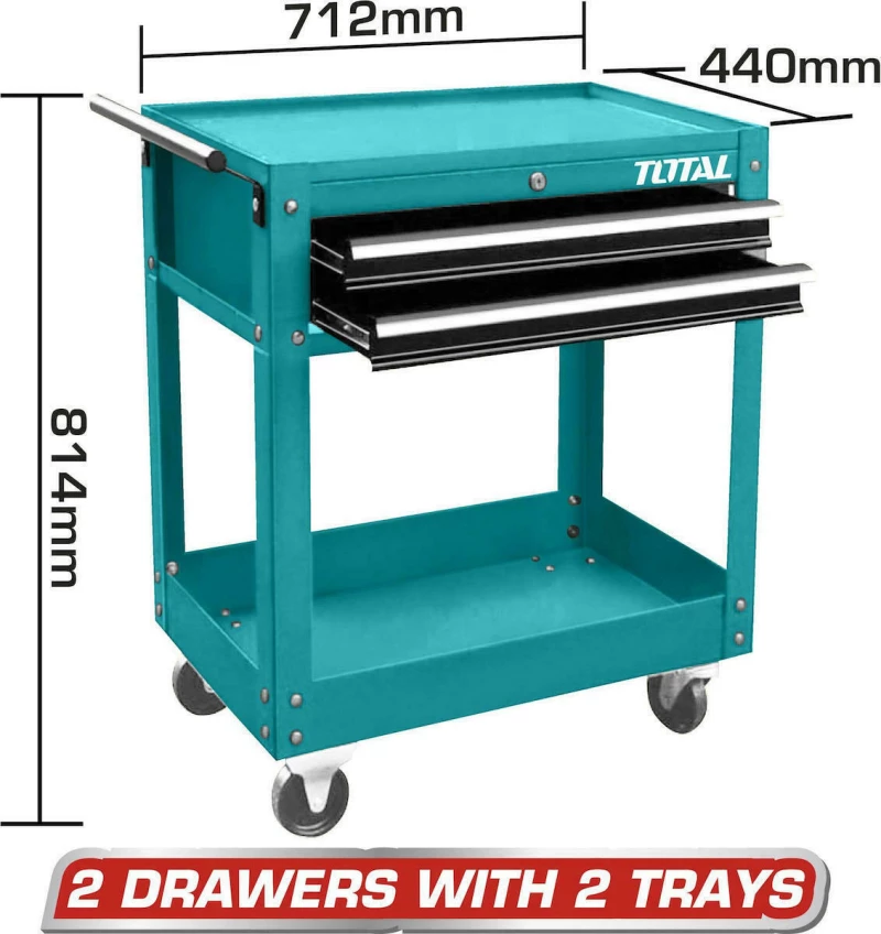 Total THPTC201 Μεταλλικός Εργαλειοφόρος 71.2x44x81.4cm