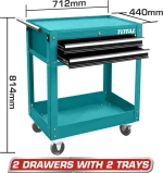 Total THPTC201 Μεταλλικός Εργαλειοφόρος 71.2x44x81.4cm