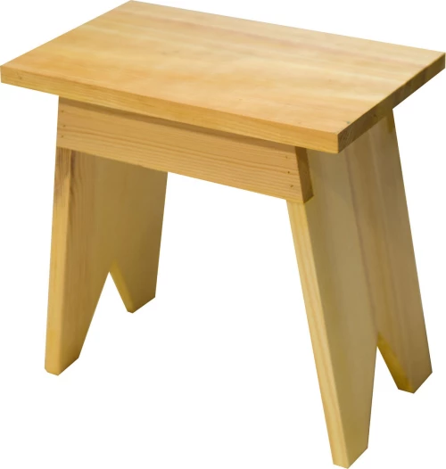 Σκαμπώ Ξύλινο Ορθογώνιο Κίτρινο Οξιά 671 33x20x32υψ