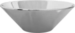 vidaXL 143493 Επικαθήμενος Νιπτήρας Κεραμικός 42x42cm Ασημί
