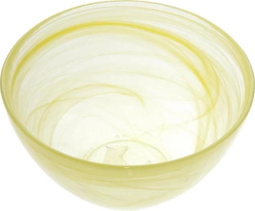 Espiel Atlas Σαλατιέρα Γυάλινη Κίτρινη 29x29cm