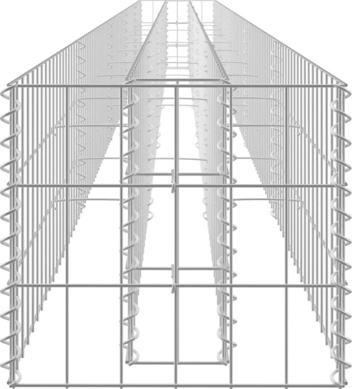Συρματοκιβώτιο-Γλάστρα Υπερυψωμένη 450x30x30cm από Γαλβ. Χάλυβας 145645