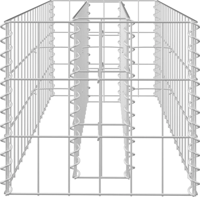 Συρματοκιβώτιο-Γλάστρα Υπερυψωμένη 90x30x30cm από Γαλβ. Χάλυβα 145629