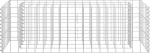 Συρματοκιβώτιο-Γλάστρα Υπερυψωμένη 90x30x30cm από Γαλβ. Χάλυβα 145629