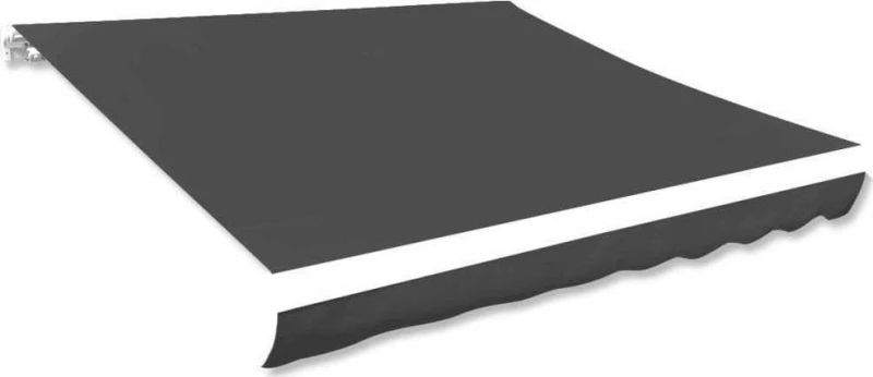 vidaXL Τεντόπανο Ανθρακί 350x250cm 143709