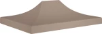 vidaXL Κάλυμμα Τέντας Εκδηλώσεων Taupe 4x3m 315356