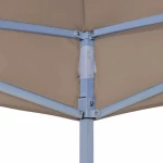 vidaXL Κάλυμμα Τέντας Εκδηλώσεων Taupe 4x3m 315356