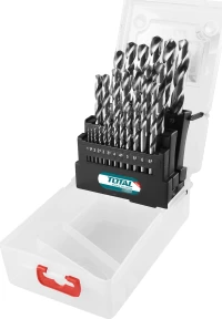Total Σετ Τρυπάνια HSS TACSD0251 25τμχ