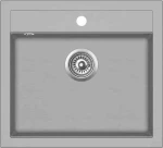 vidaXL 142955 Ένθετος Νεροχύτης 56.5x51cm Grey
