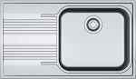 Franke Smart SRX 611-86 LB ΡΑ Δεξιός Ένθετος Νεροχύτης 86x50cm Inox Σατινέ