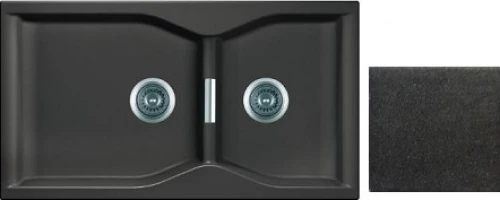 Macart Prestige Ένθετος Νεροχύτης 90x50cm Onyx