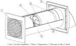 Europlast EER100S Επιτοίχιος Εξαεριστήρας Μπάνιου 100mm Λευκός