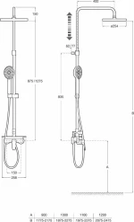 Roca Even Στήλη Ντουζ A5A9790C00