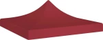 vidaXL Κάλυμμα Τέντας Εκδηλώσεων Μπορντό 3x3m 270gr/m² 315322