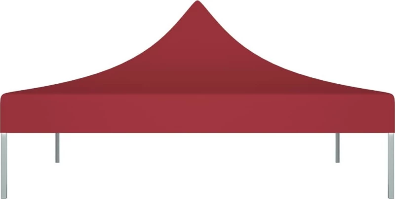 vidaXL Κάλυμμα Τέντας Εκδηλώσεων Μπορντό 3x3m 270gr/m² 315322