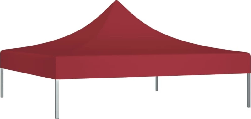 vidaXL Κάλυμμα Τέντας Εκδηλώσεων Μπορντό 3x3m 270gr/m² 315322