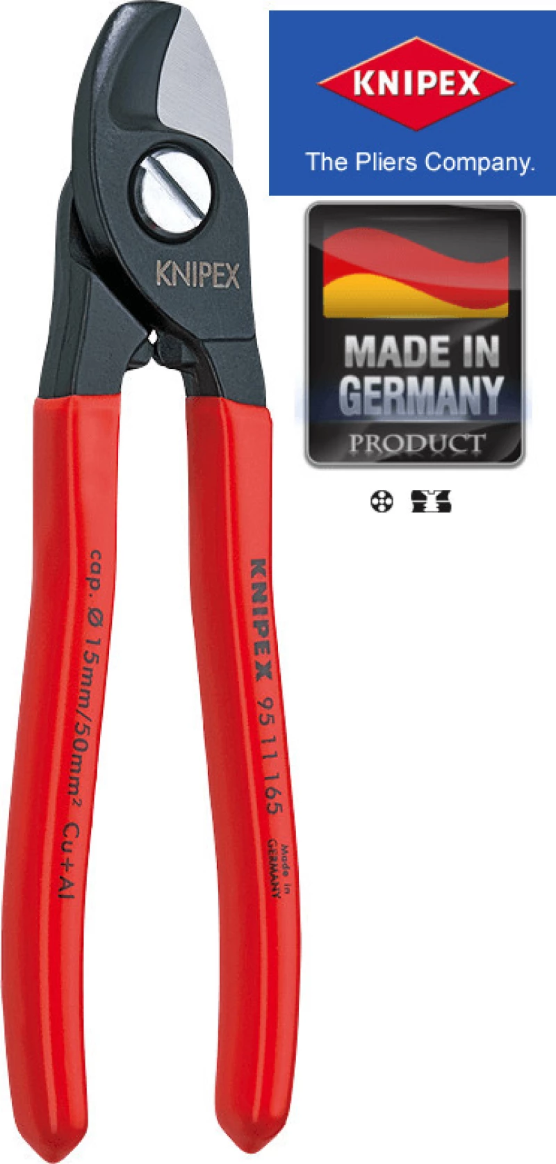 Knipex 9511165 Κόφτης Καλωδίων 165mm