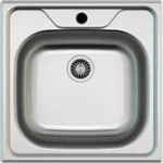 Excel Dimitra 716CMAS14 Ένθετος Νεροχύτης 50x50cm Inox Σατινέ
