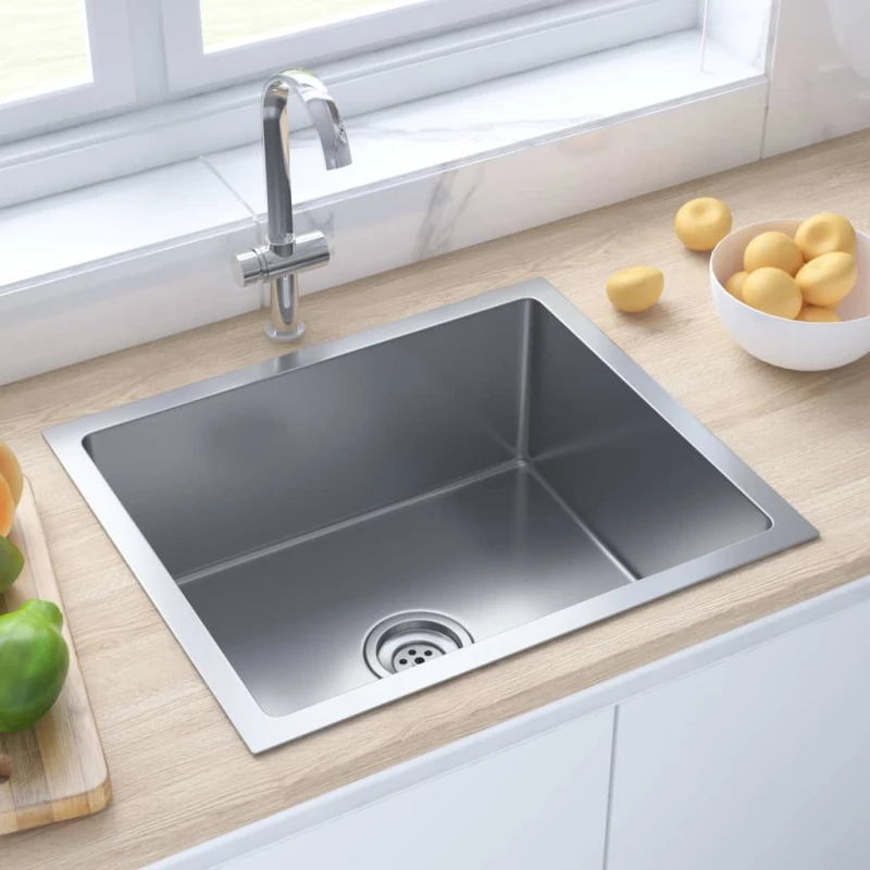 vidaXL 51502 Ένθετος Νεροχύτης 51x44cm Inox Σατινέ