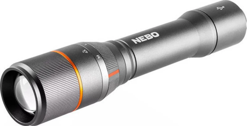 Nebo Φακός Επαναφορτιζόμενος Led 2000lm Davinci NEB-FLT-0020-G