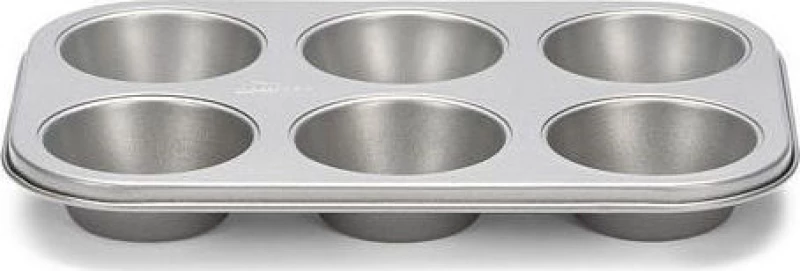 Patisse Φόρμα Cupcakes/Muffins με Αντικολλητική Επίστρωση Silver Top 6 Θέσεων