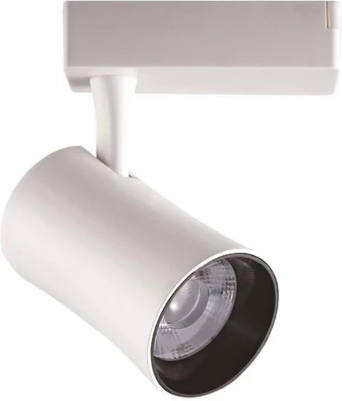 Eurolamp Μονό Σποτ με Ενσωματωμένο LED και Φυσικό Φως σε Λευκό Χρώμα