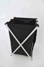 Dimitracas 05076.001 Καλάθι Απλύτων Μεταλλικό 34x37x58cm Μαύρο