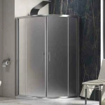 Karag Flora 200 Καμπίνα Ντουζιέρας 80x80x190cm Satine Glass