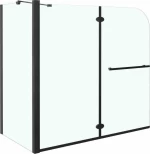 vidaXL 147190 Καμπίνα Μπανιέρας 120x68x130cm Μαύρη